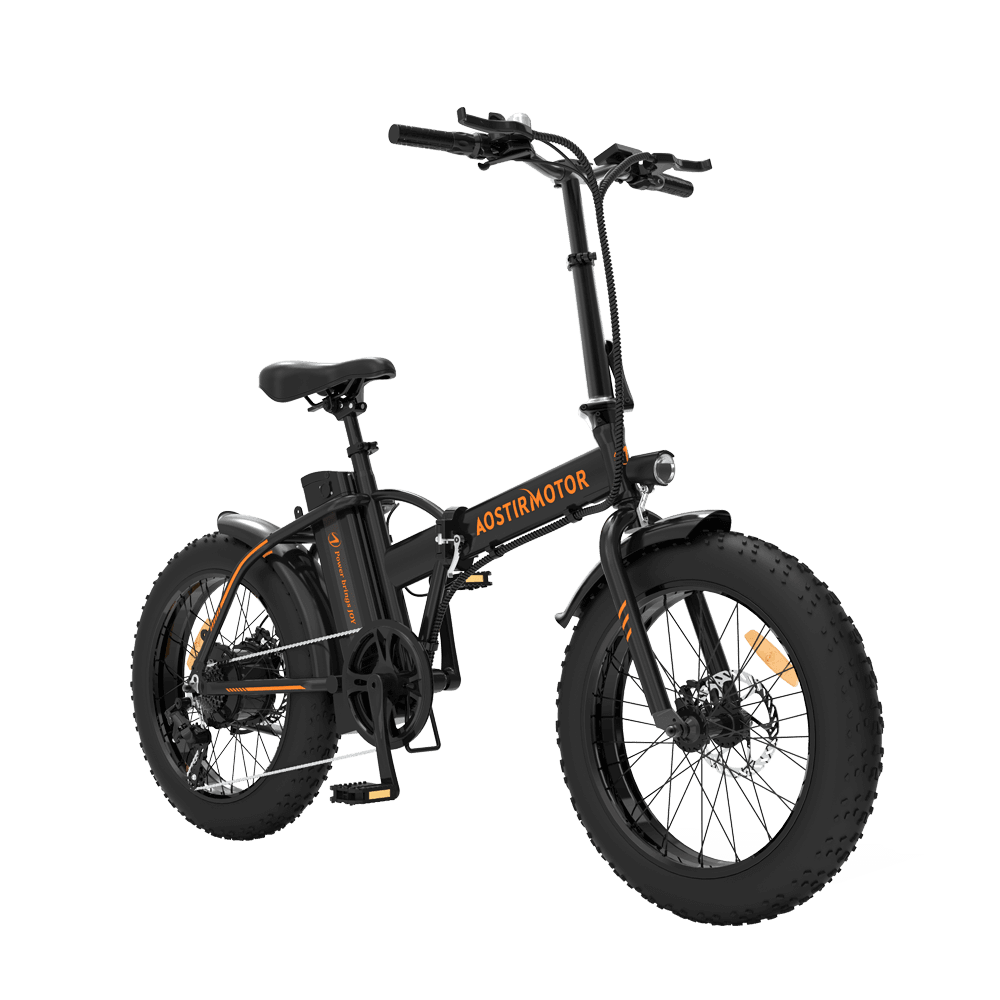 Aostirmotor Fat Tire Folding Electric Bike A20 - Wheels of America