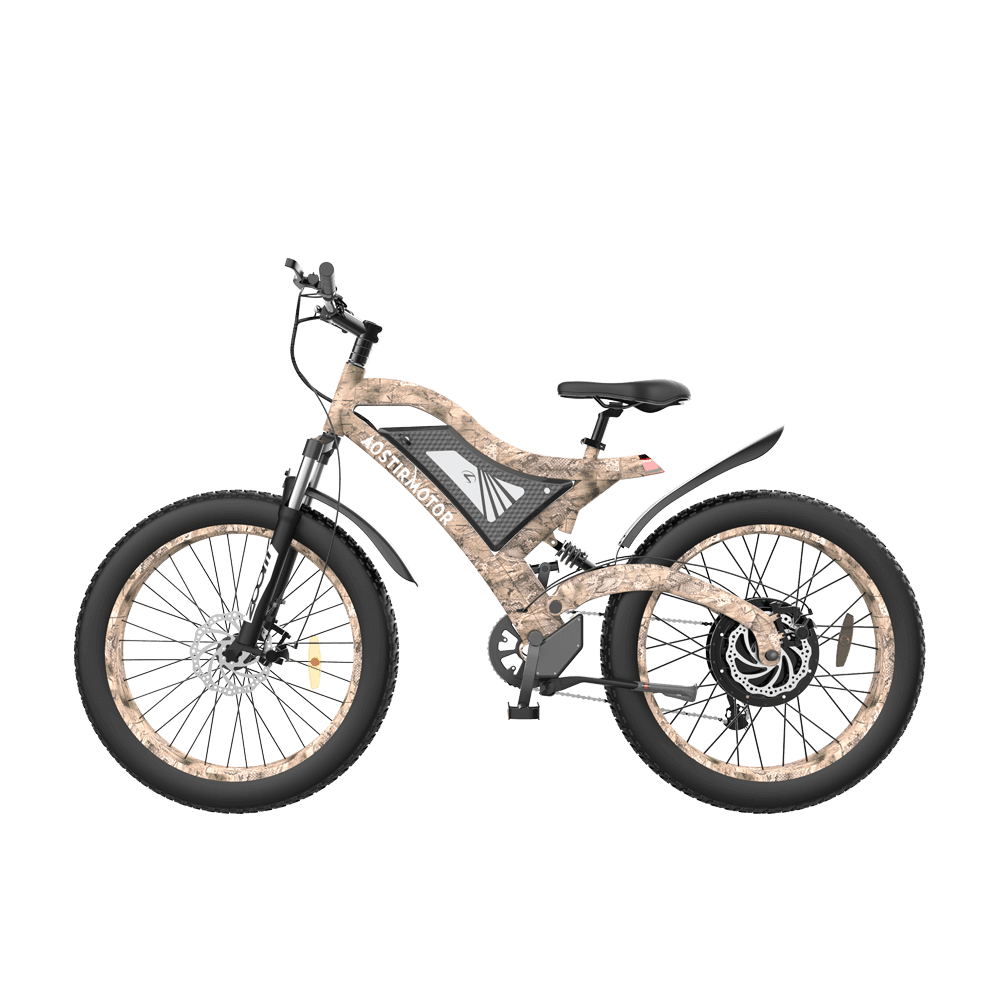 Aostirmotor Snakeskin Grain 1500W Mountain E-Bike S18 - Wheels of America