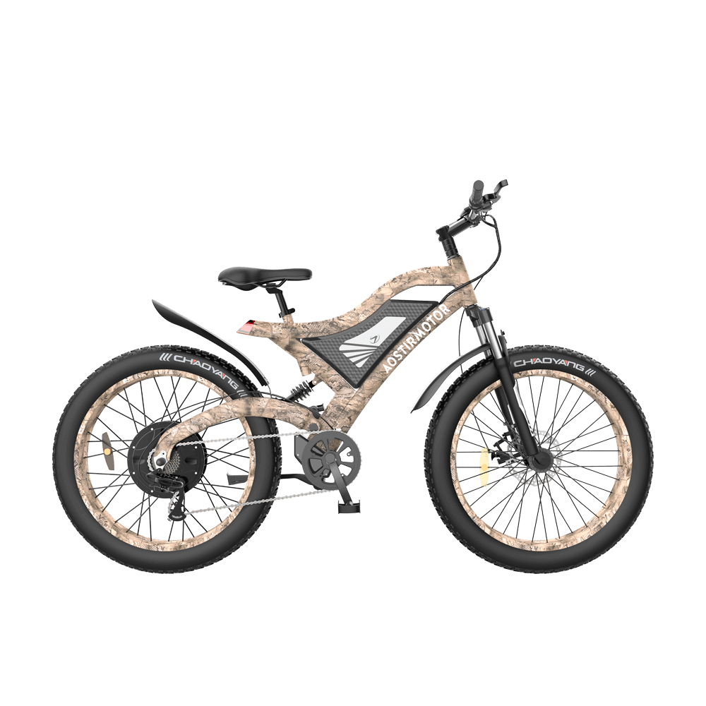 Aostirmotor Snakeskin Grain 1500W Mountain E-Bike S18 - Wheels of America