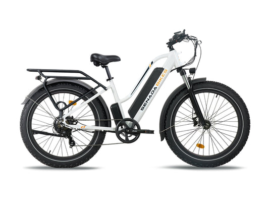 Senada HERALD PLUS: 1000W Fat Tire E-Bike | 80 Miles Range | Hydraulic Brakes & Step-Thru Design - Wheels of America