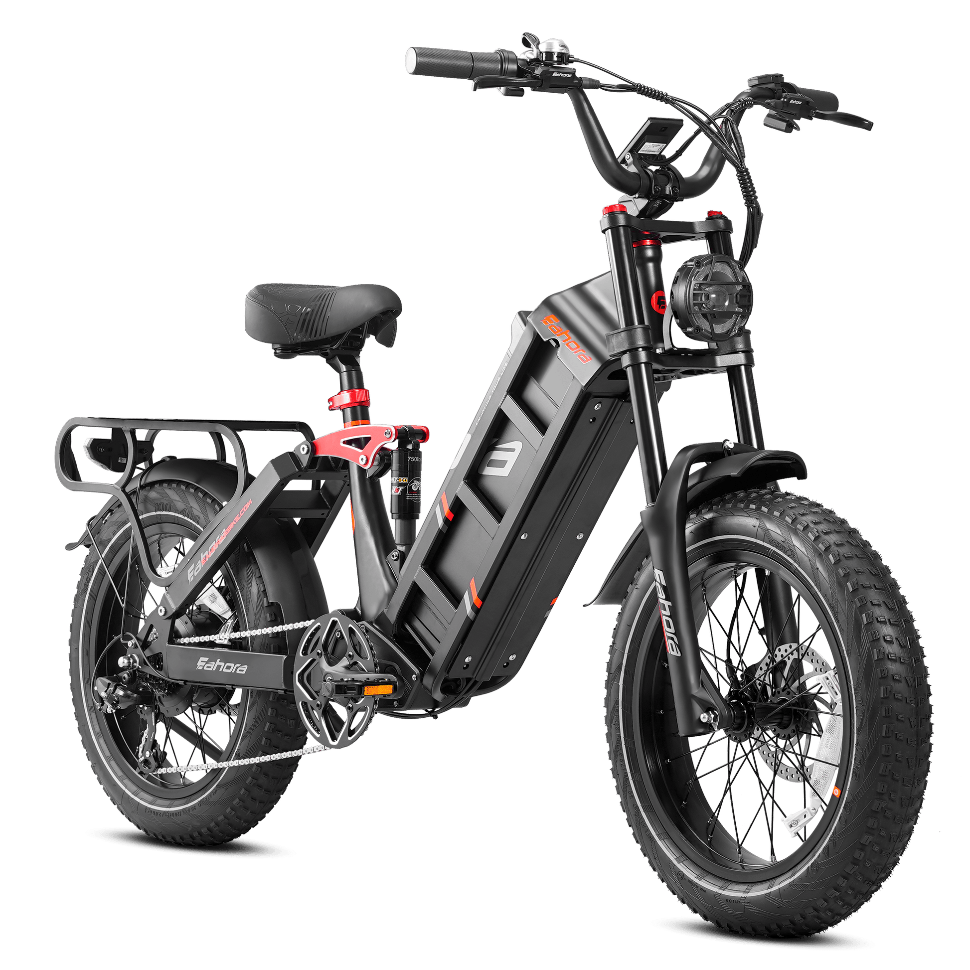 Eahora Juliet II Electric Bike | 52V 60Ah Battery | 34 MPH | All-Terrain Suspension - Wheels of America