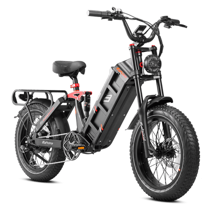 Eahora Juliet II Electric Bike | 52V 60Ah Battery | 34 MPH | All-Terrain Suspension - Wheels of America