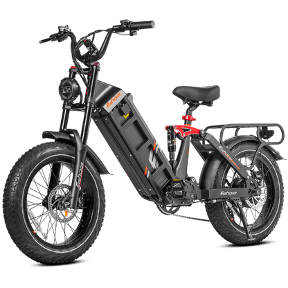 Eahora Juliet II Electric Bike | 52V 60Ah Battery | 34 MPH | All-Terrain Suspension - Wheels of America