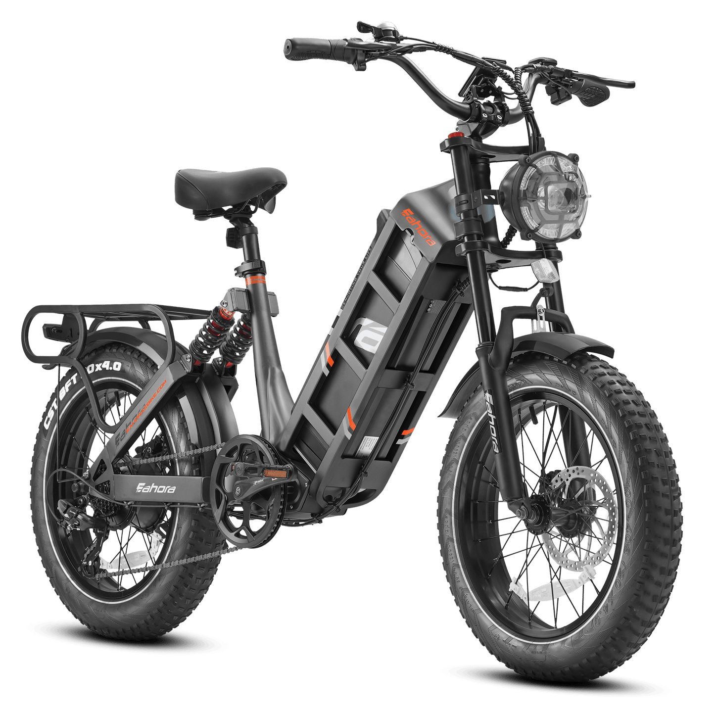 Eahora Juliet 1000W Long-Range Step-Thru Electric Bike | 48V 60Ah Battery | Dual Suspension - Wheels of America