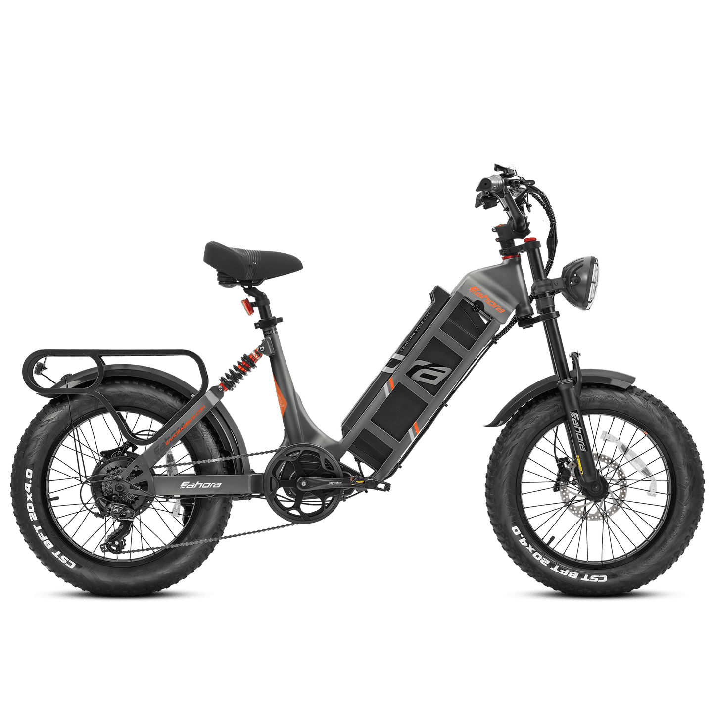 Eahora Juliet 1000W Long-Range Step-Thru Electric Bike | 48V 60Ah Battery | Dual Suspension - Wheels of America