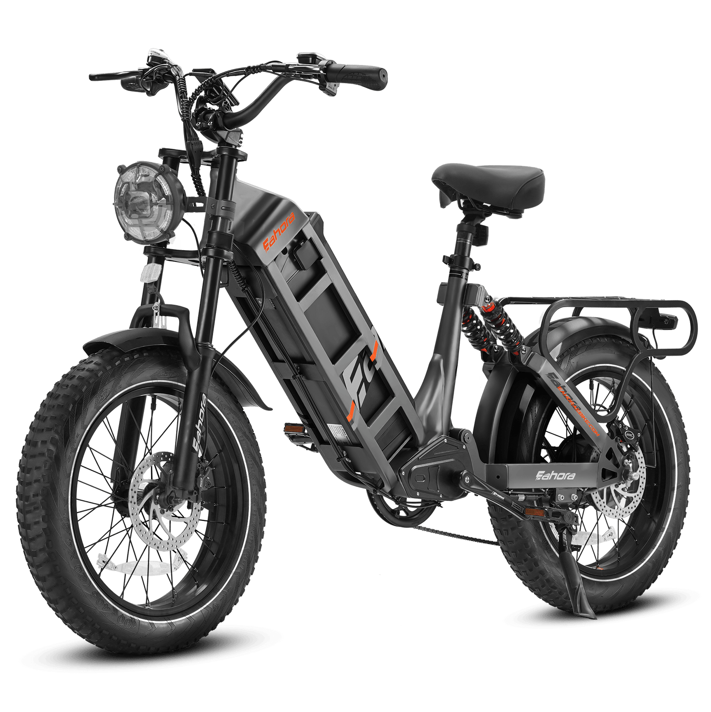 Eahora Juliet 1000W Long-Range Step-Thru Electric Bike | 48V 60Ah Battery | Dual Suspension - Wheels of America