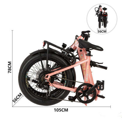 EUNORAU META Foldable | 500W Foldable E-Bike - Wheels of America