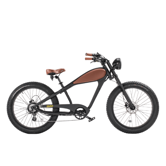 Revi Bikes Cheetah 750W Electric Bike – Vintage Café Racer Style - Wheels of America