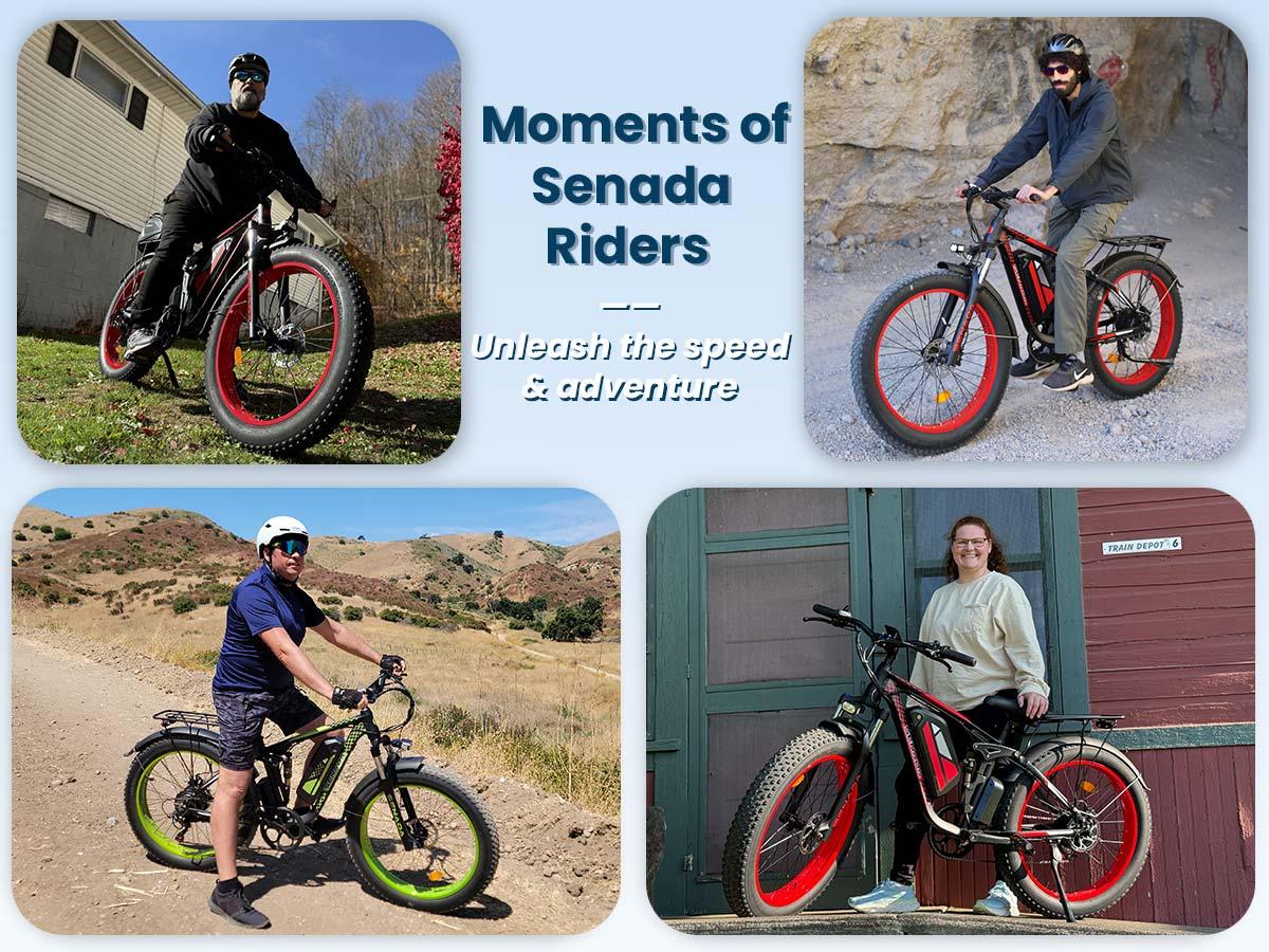 Senada VIPER PLUS Fat Tire Electric Bike | 1000W Motor & 78 Miles Range - Wheels of America