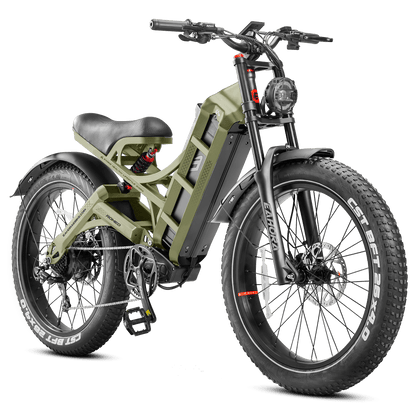 Eahora Romeo Pro Electric Bike | 48V 60Ah Battery | 34 MPH | Full Suspension - Wheels of America