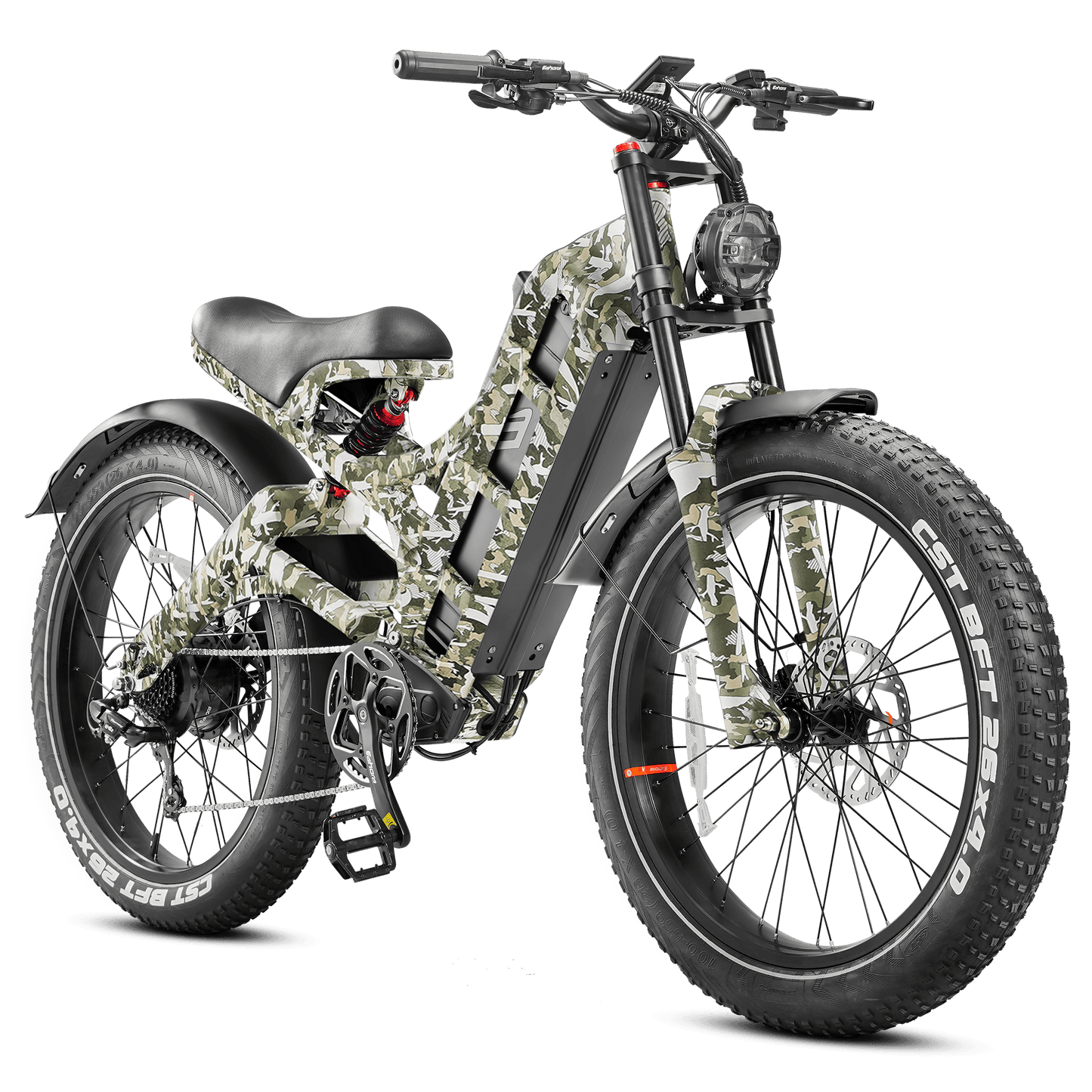 Eahora Romeo Pro Electric Bike | 48V 60Ah Battery | 34 MPH | Full Suspension - Wheels of America