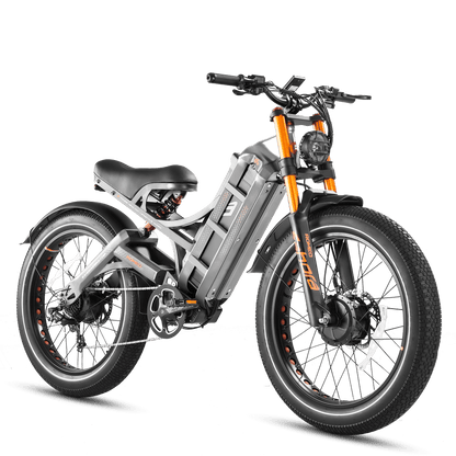 Eahora Romeo Pro II Dual-Motor Electric Bike | 52V 60Ah Battery | 44 MPH | Full Suspension - Wheels of America