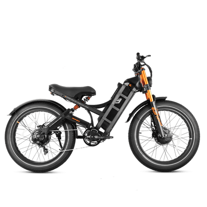 Eahora Romeo Pro II Dual-Motor Electric Bike | 52V 60Ah Battery | 44 MPH | Full Suspension - Wheels of America