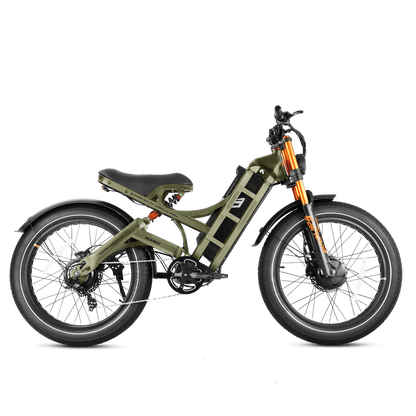 Eahora Romeo Pro II Dual-Motor Electric Bike | 52V 60Ah Battery | 44 MPH | Full Suspension - Wheels of America