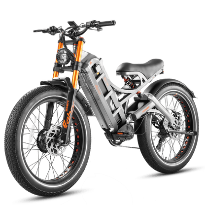 Eahora Romeo Pro II Dual-Motor Electric Bike | 52V 60Ah Battery | 44 MPH | Full Suspension - Wheels of America