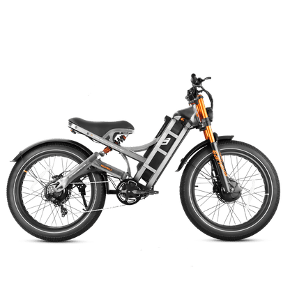 Eahora Romeo Pro II Dual-Motor Electric Bike | 52V 60Ah Battery | 44 MPH | Full Suspension - Wheels of America