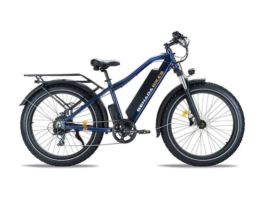 Senada SABER PLUS 1000W Electric Bike | All-Terrain, Hydraulic Brakes, 80 Miles Range - Wheels of America