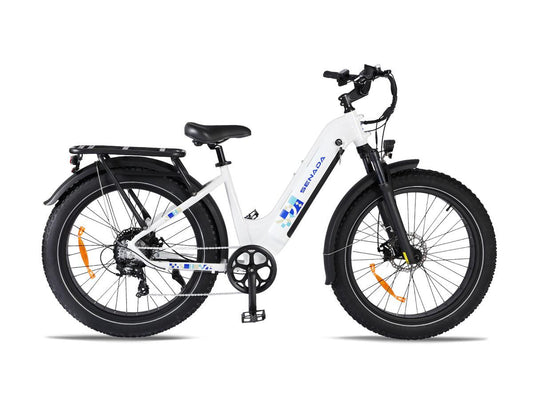 Senada MAYOR 750W Electric Fat Tire Bike | 70 Miles Range & Full Suspension - Wheels of America