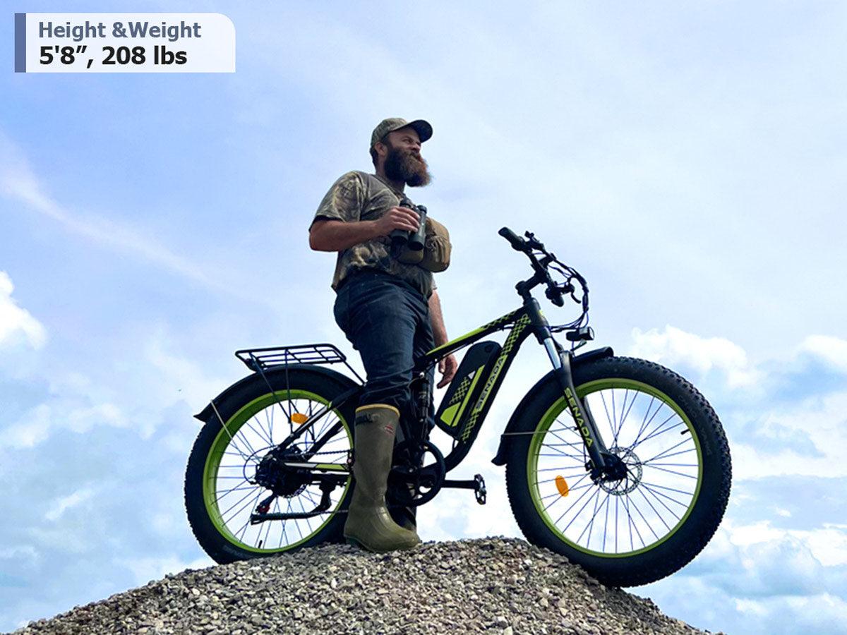 Senada VIPER PLUS Fat Tire Electric Bike | 1000W Motor & 78 Miles Range - Wheels of America