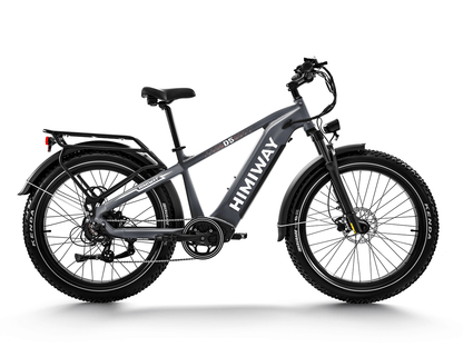 Himiway D5 (Zebra) | Premium All-terrain Electric Fat Bike - Wheels of America